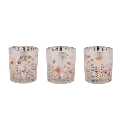 Votive Holder 3"D x 3.5"H Glass