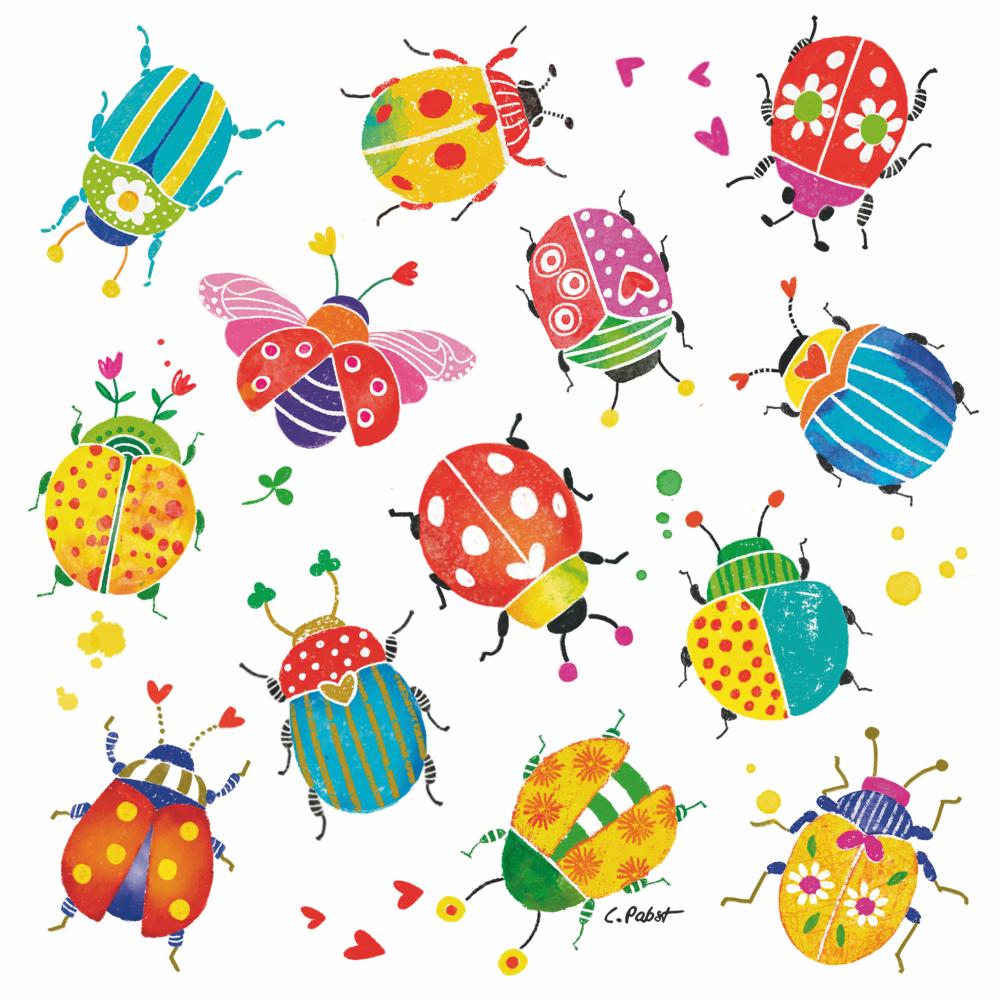 Beverage Napkin - BUG PARTY