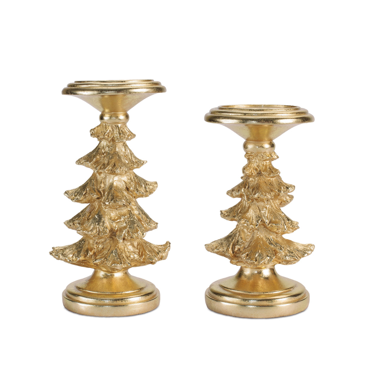 Tree Candle Holder (Set of 2) 8.5"H
