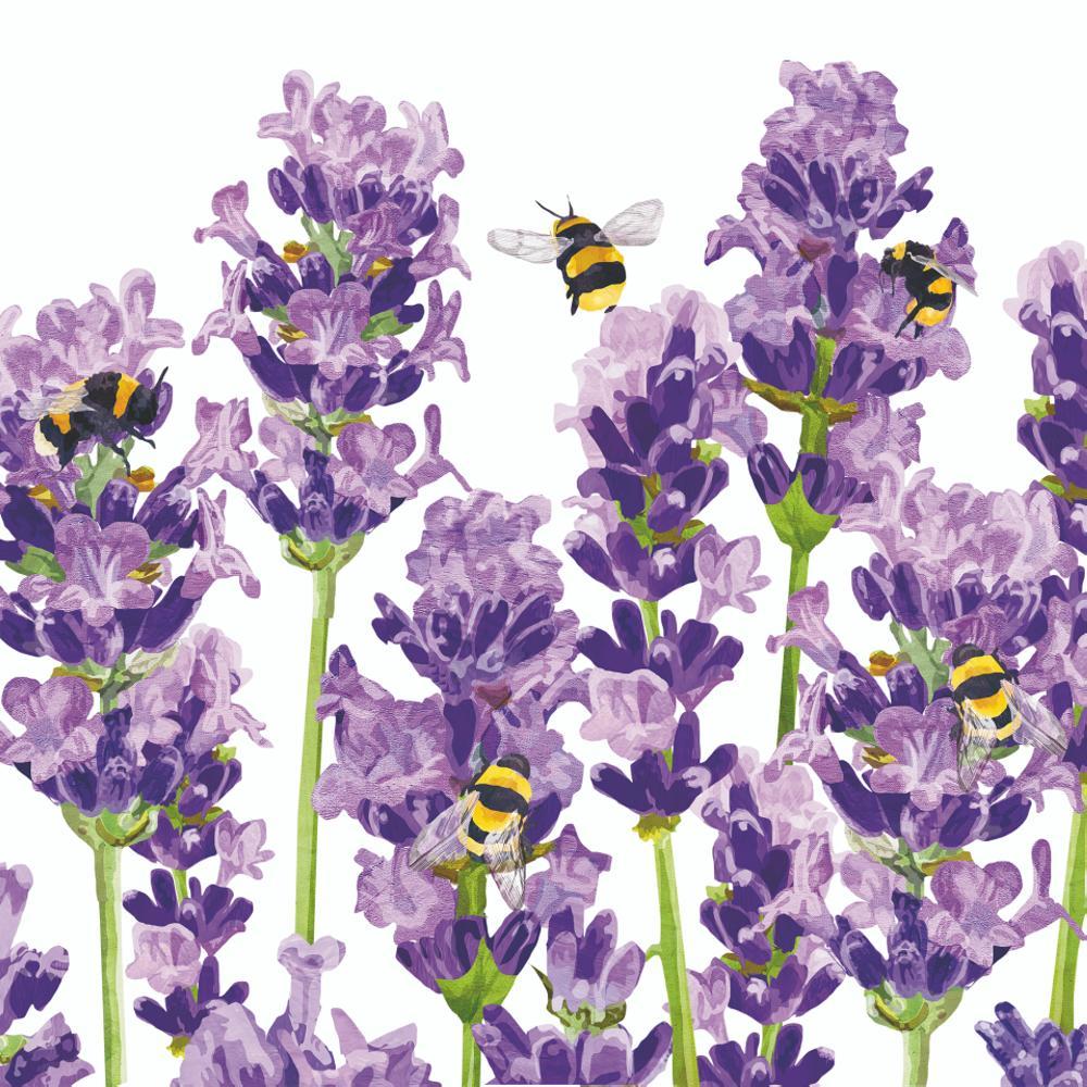 Lunch Napkin - BEES & LAVENDER