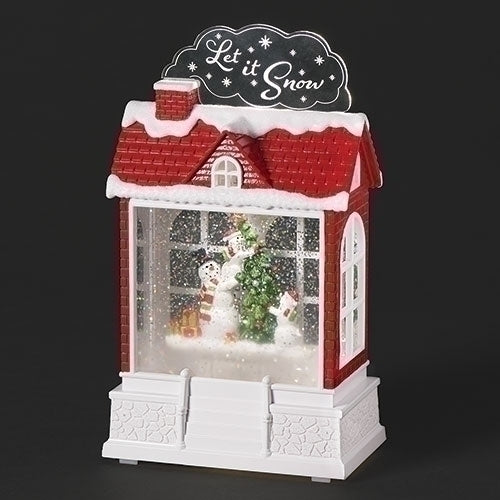 #9 - 9"H LIGHTED LET IT SNOW SWIRL