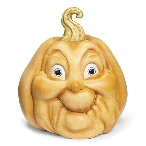 12"H PUMPKIN WITH HAPPY FACE