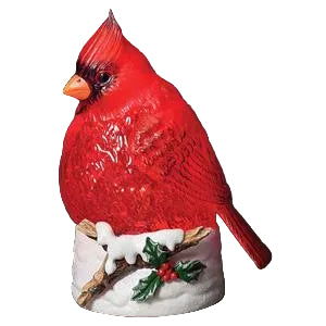 4.75"H LIGHTED MINI CARDINAL