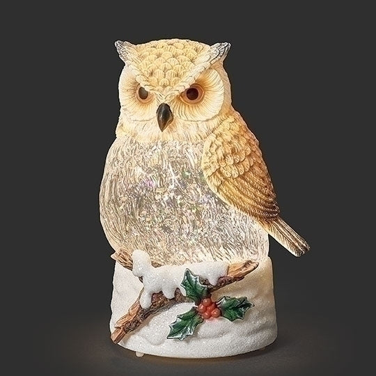 4.5"H LIGHTED MINI OWLSHIMMERING MERRY LIGHTS