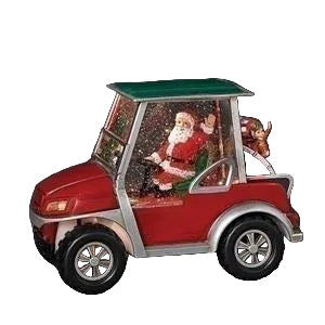 GLOBE #19 - 7"H LIGHTED SWIRL GOLF CART