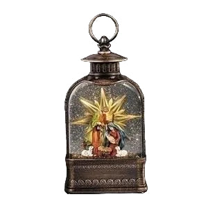 GLOBE # 17 - 10"H LIGHTED SWIRL LANTERN