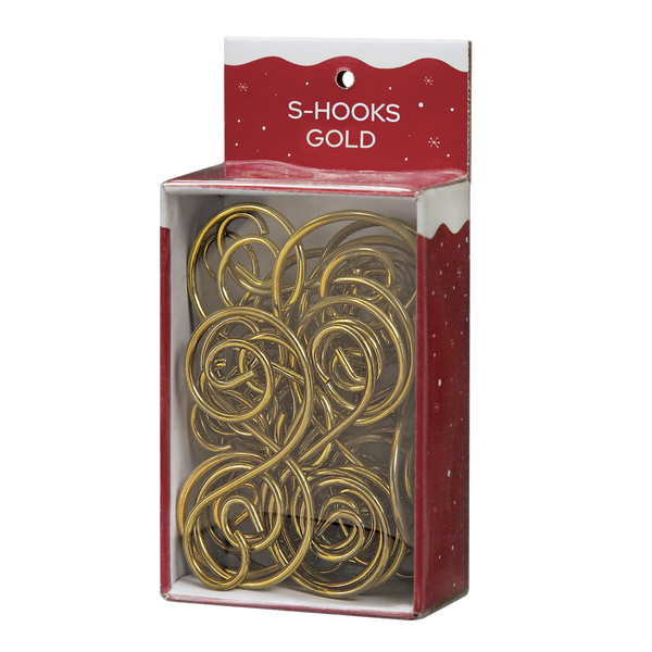 GOLD S-HOOKS