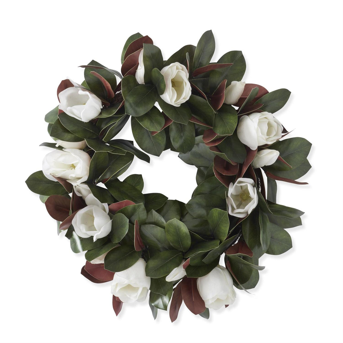 30 Inch White Magnolia Wreath