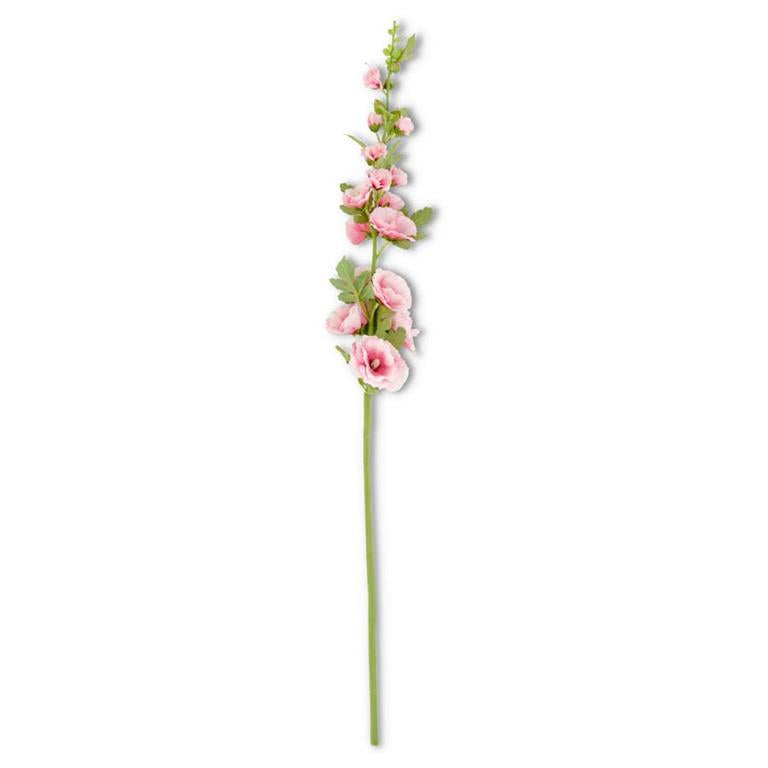 43 Inch Pink Hollyhock Stem