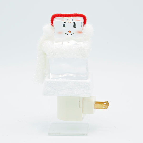5.75"H ICECUBE SNOWMAN NIGHT