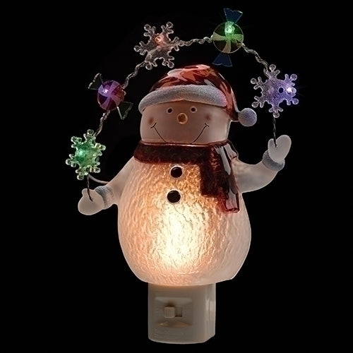 7.7" Snowman Night Light