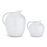 White Kiln Glazed Terracotta Jugs