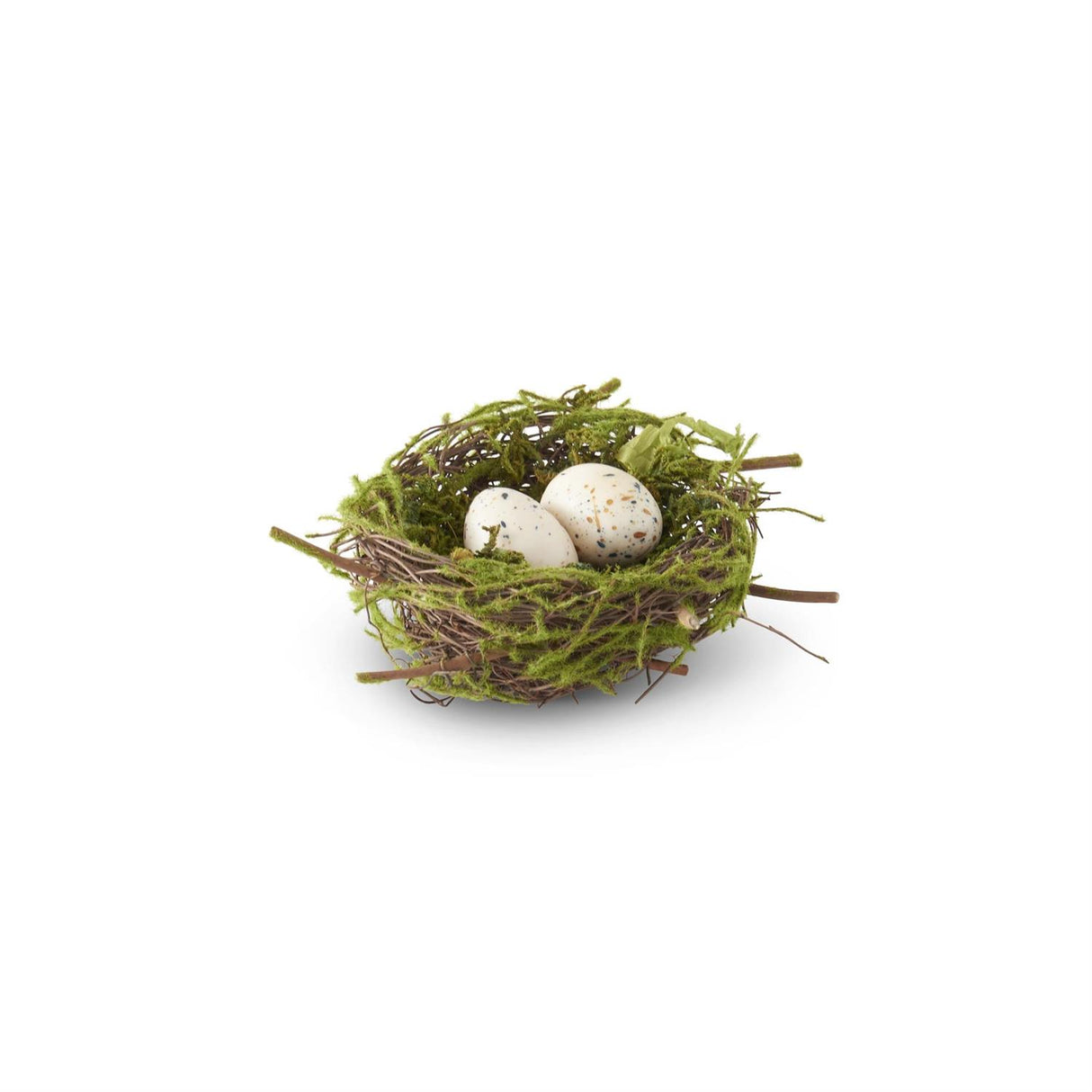 5.5 Inch Bird Nest w/2 Eggs