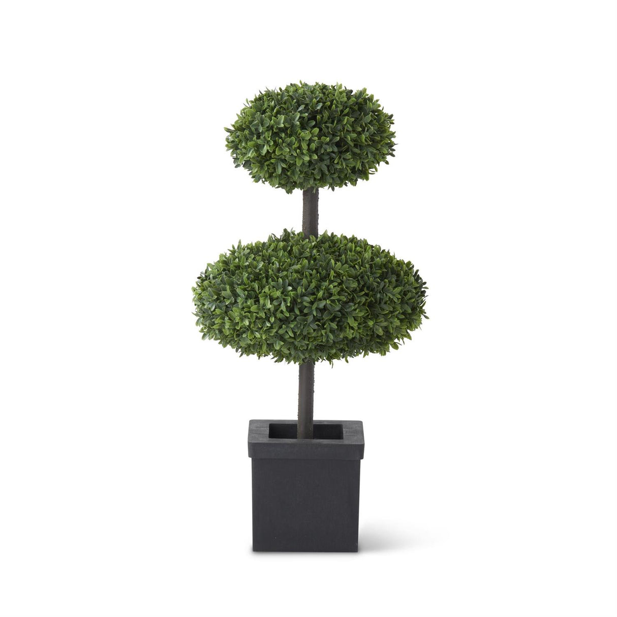 29.5 Inch 2 Disk Boxwood Topiary Tree