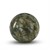 Green & White Indoor Glass Globe Lamps