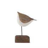 White & Natural Wood Seagull Spindles
