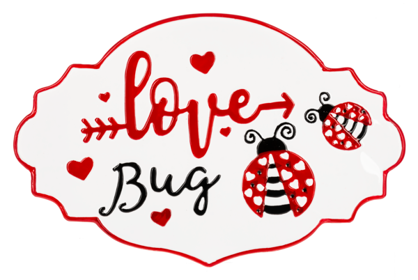 Painted "Love Bug" Sign