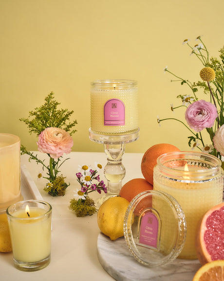 Citrus Blooms -   6oz - Textured Candle