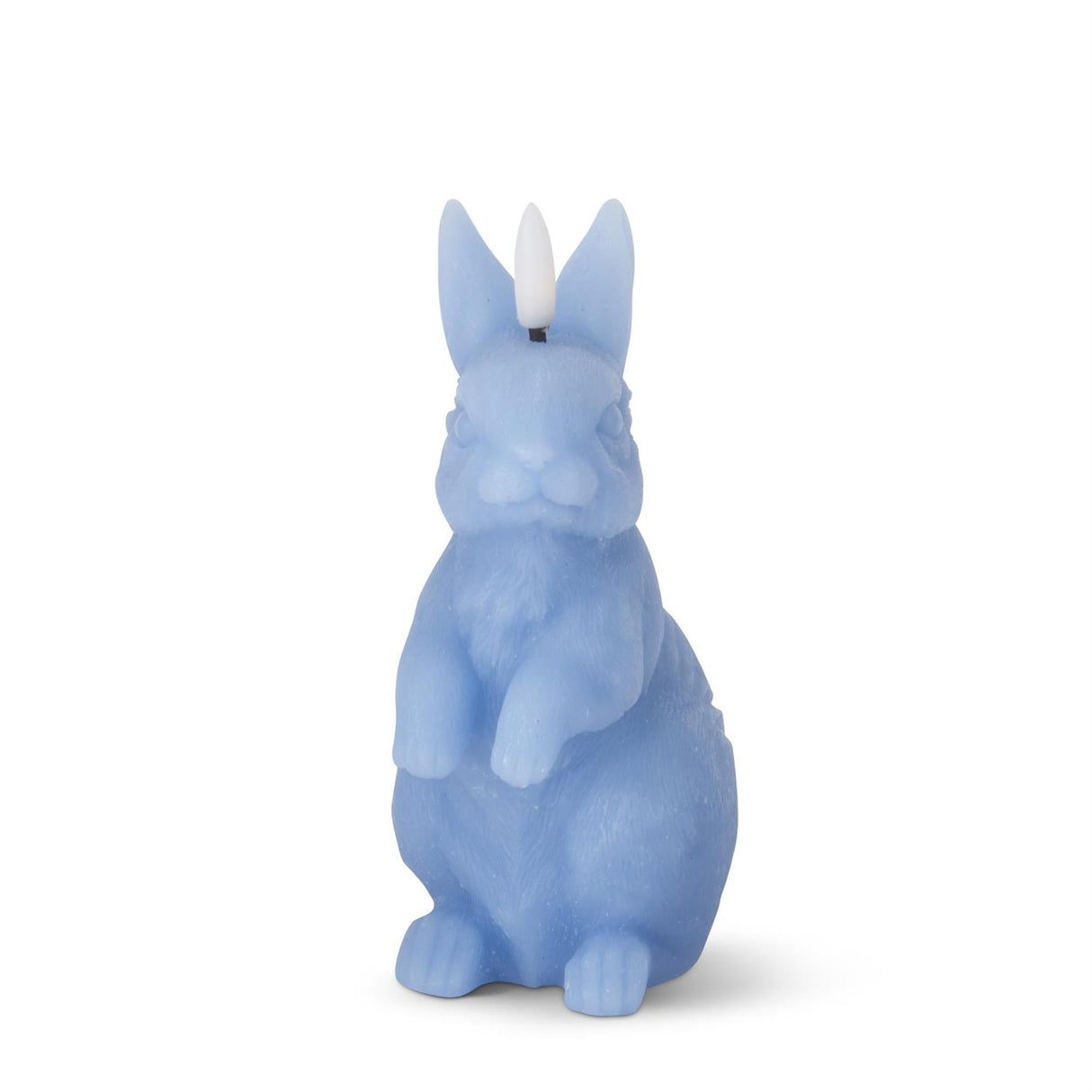 6.5 Inch Blue LED Bunny Candle w/Timer