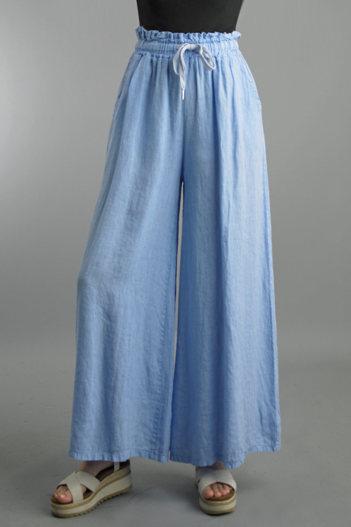 TIE PALAZZO PANTS
