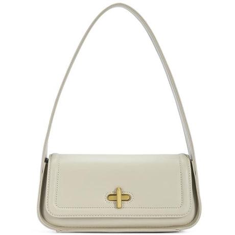 TWIST LOCK FLAP SHOULDER BAG