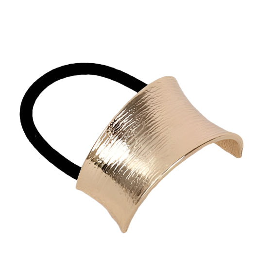 Metal Elastic Hair Tie Curved