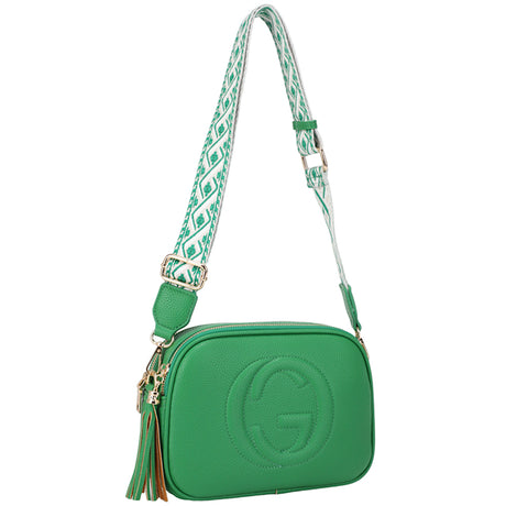 Chic Design Zipper Tassel Crossbody Bag