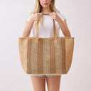 Nautical Stripe Tote Bag