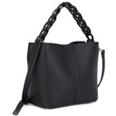 Chic Texture Handle Tote Bag