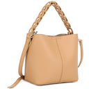 Chic Texture Handle Tote Bag