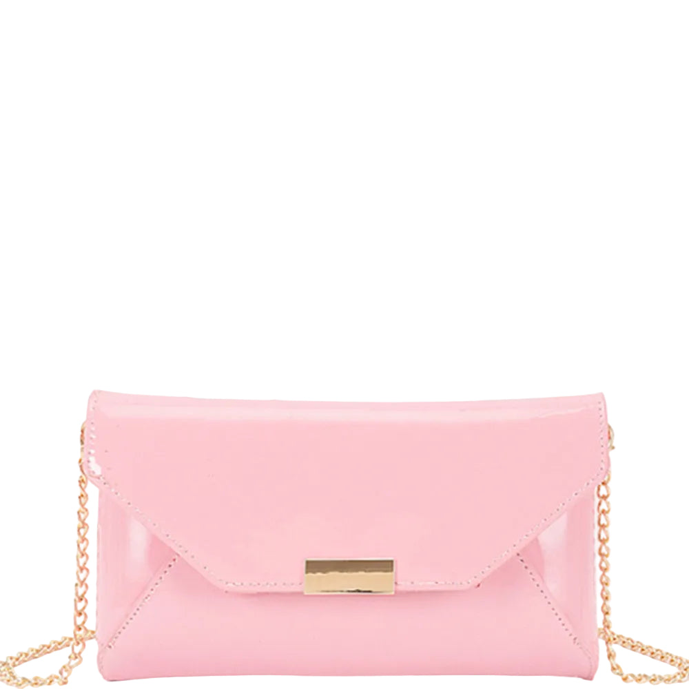 Envelope Color Plain Clutch Bag