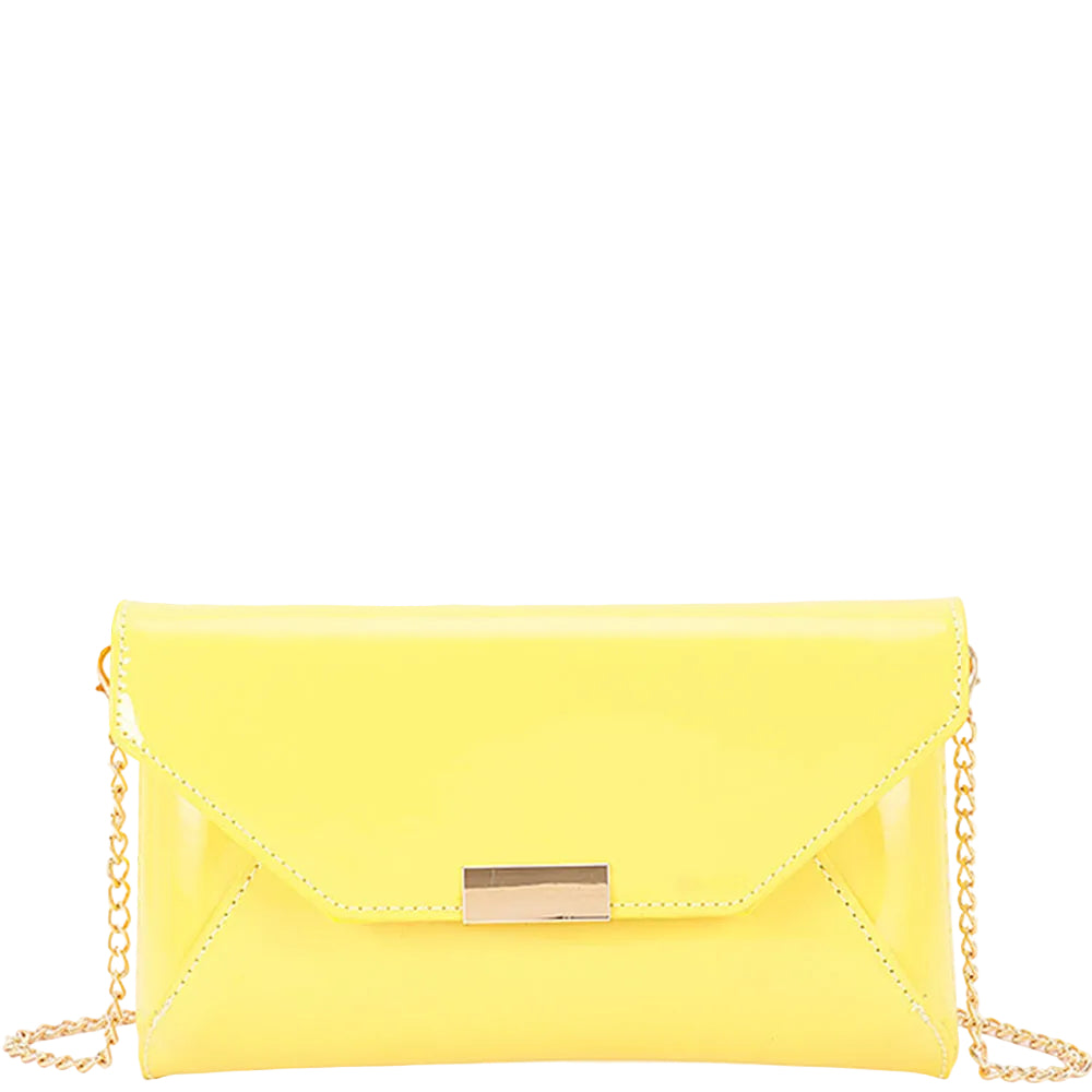 Envelope Color Plain Clutch Bag