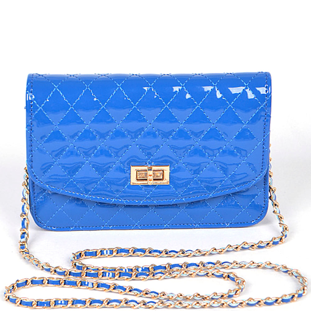 Quilted Glossy Daily Crossbody Bag