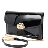 Smooth Glossy Clutch Crossbody Bag
