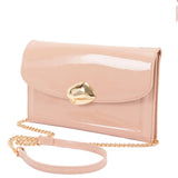 Smooth Glossy Clutch Crossbody Bag