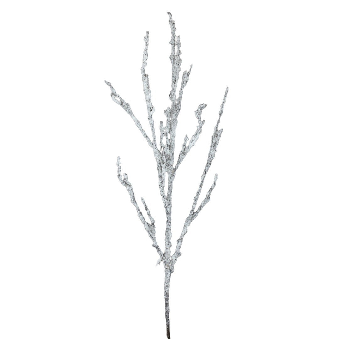 Iced Twig Branch - 40"