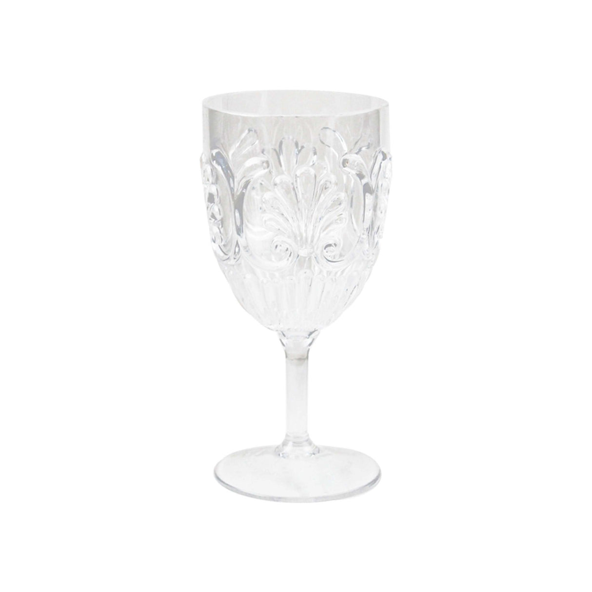 Poly Carb Wine Glass Clear