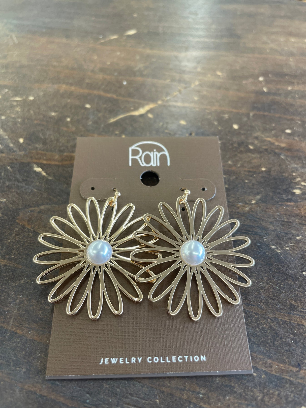 Modern Daisy Flower Earrings