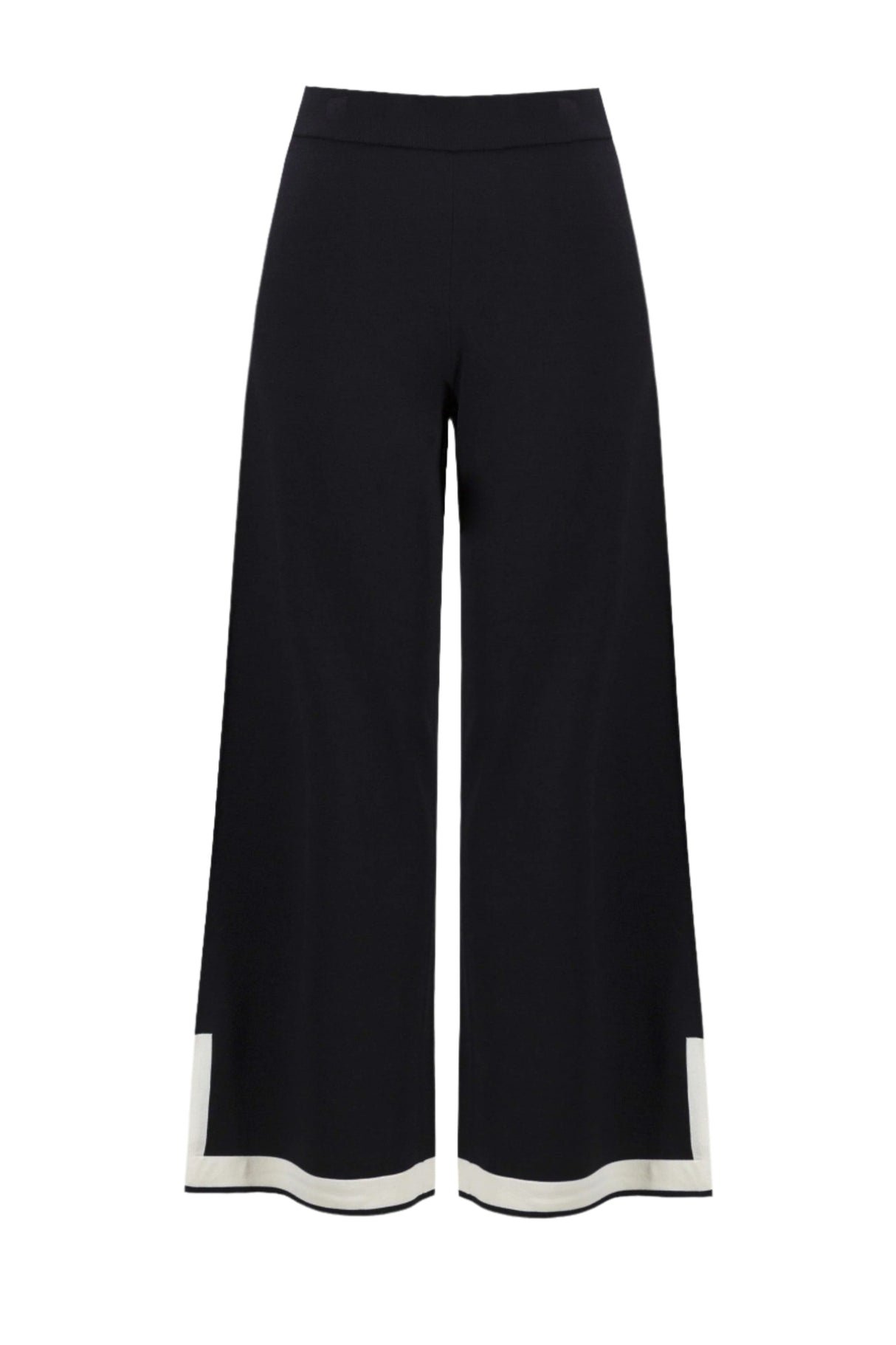 Sweater Knit Colour Block Culotte Pants