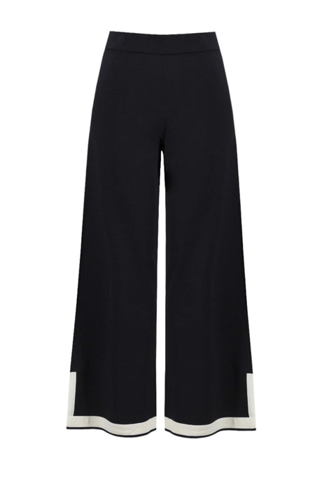 Sweater Knit Colour Block Culotte Pants