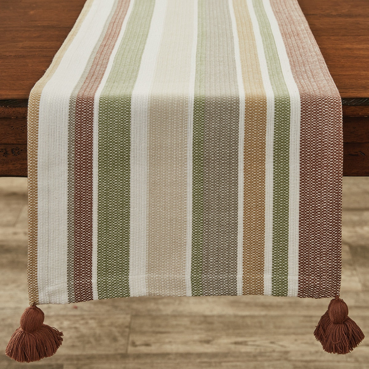 Terra Stripe Table Runner 15x72