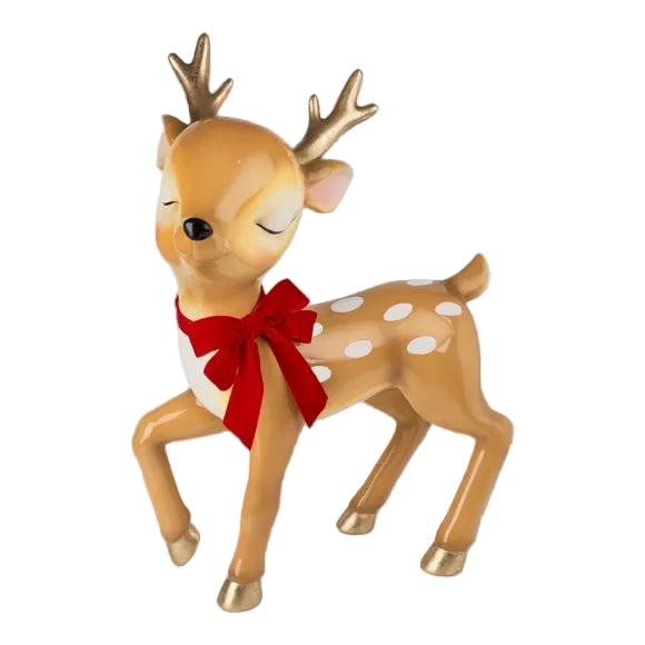 36" Vintage Deer Prancing