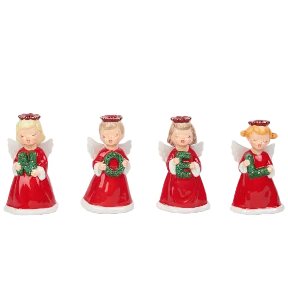 Angel Choir Candle Holder SOLD AS A SET
