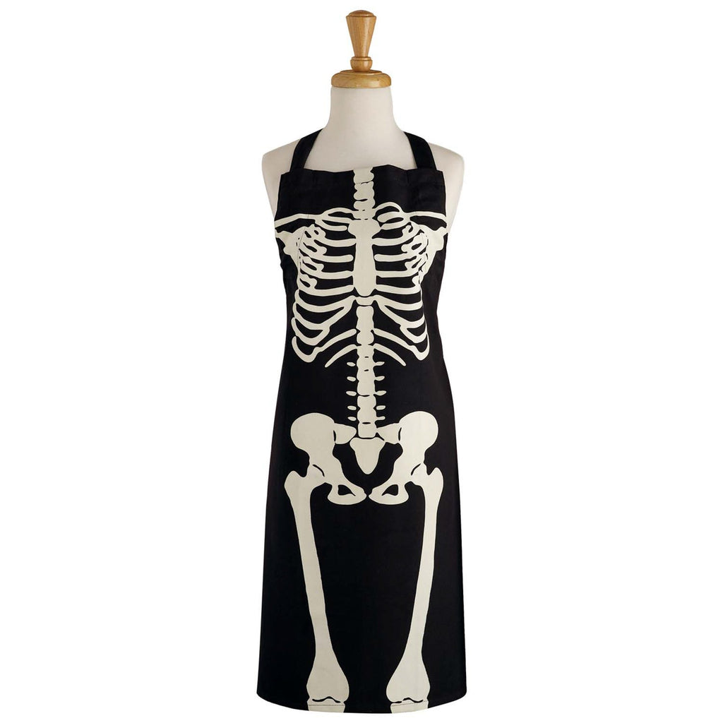 Skeleton Printed Apron