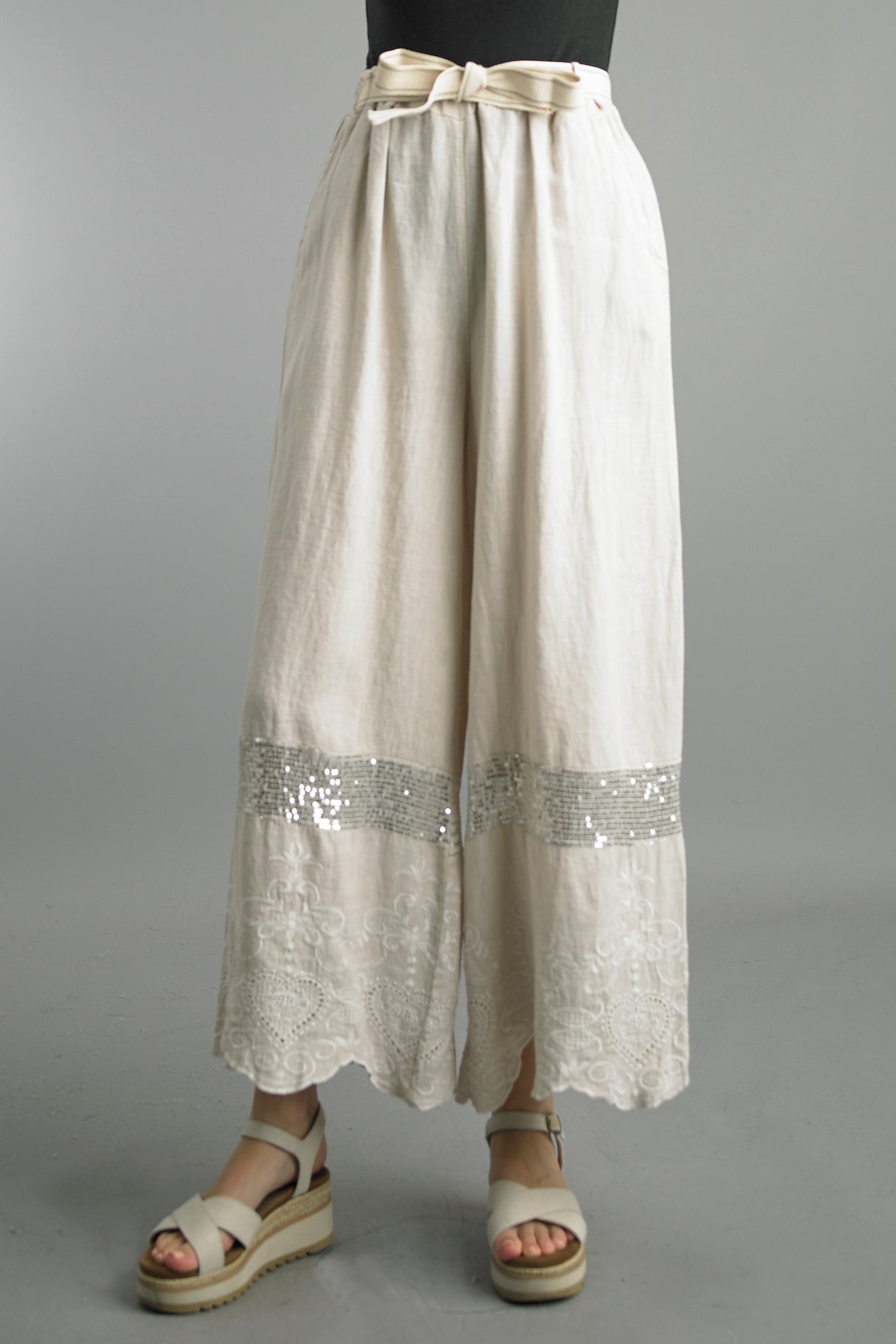 EMBELLISHED PANTS