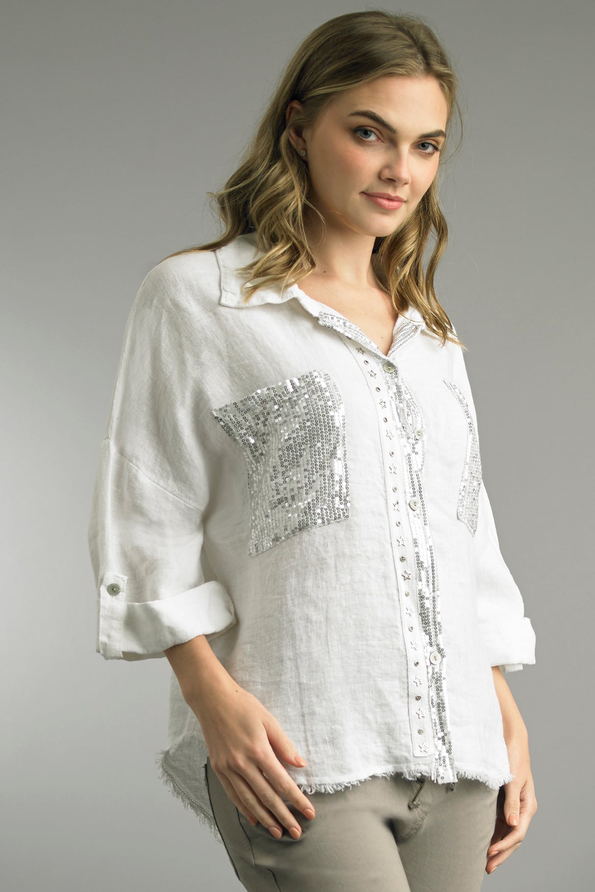 EMBELLISHED BLOUSE