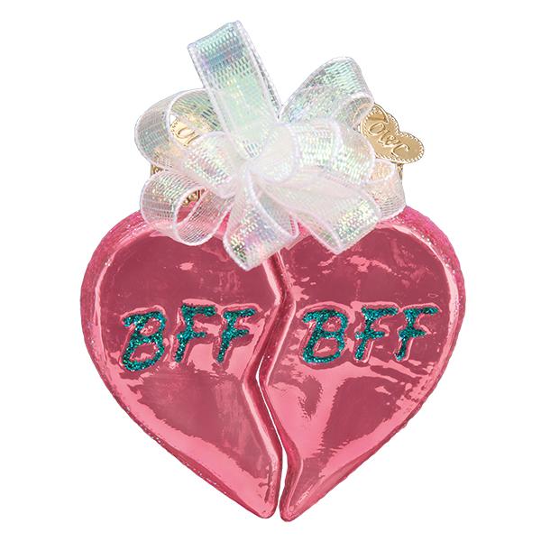 BFF HEARTS ORNAMENT