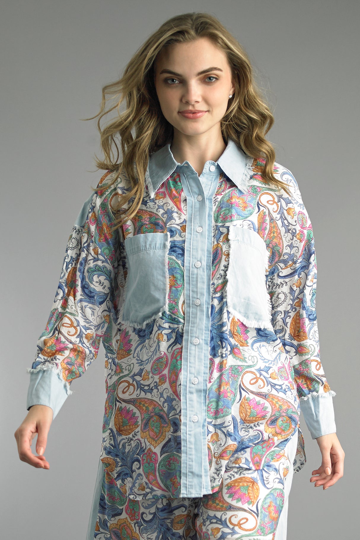 BUTTON PRINT TOP