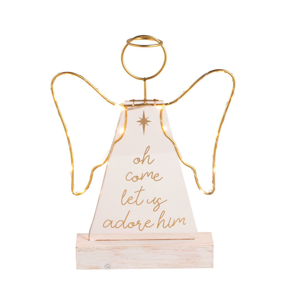 Large Acrylic Angel Sitter
