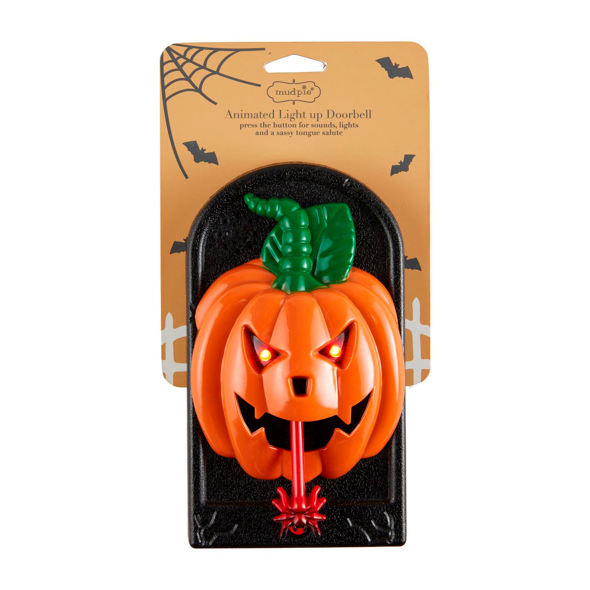 Jack-O-Lantern Animated Light-Up Door Bell